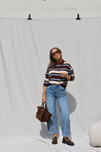 PRE-ORDER Mauren striped polo knit