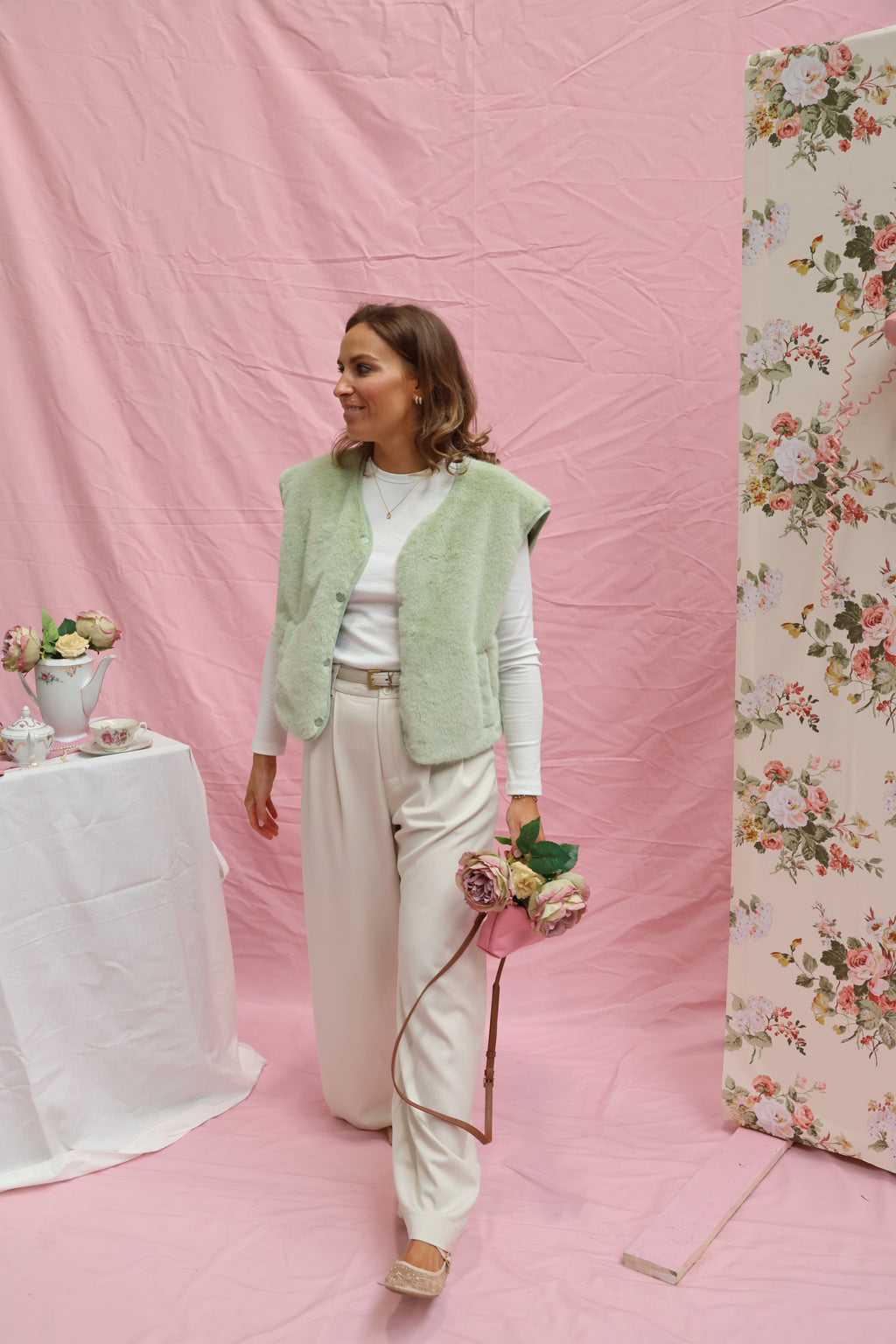 Matilda beige trousers