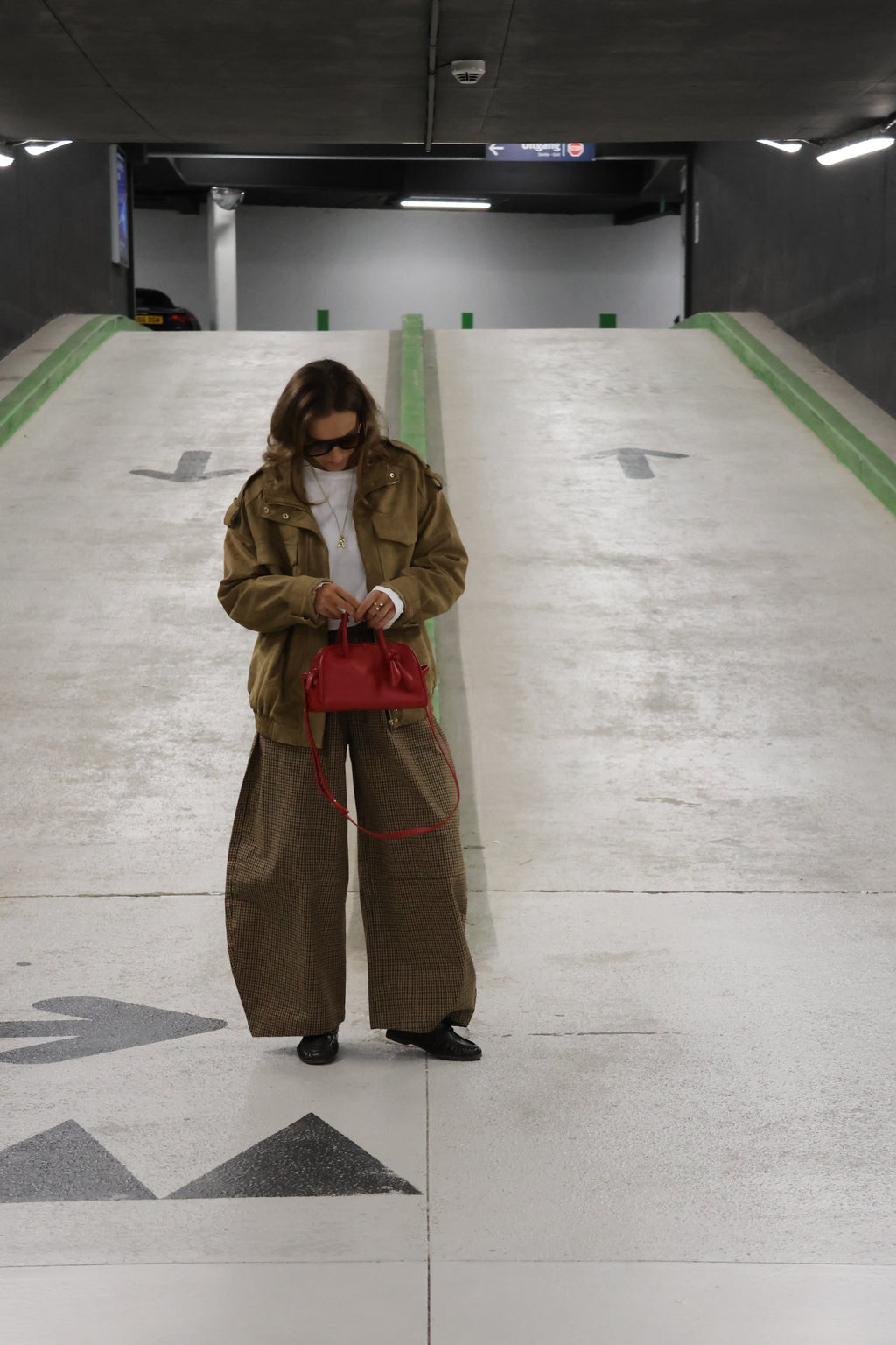 Chloé suède bomberjas camel