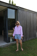 Millie cropped hemdje roze