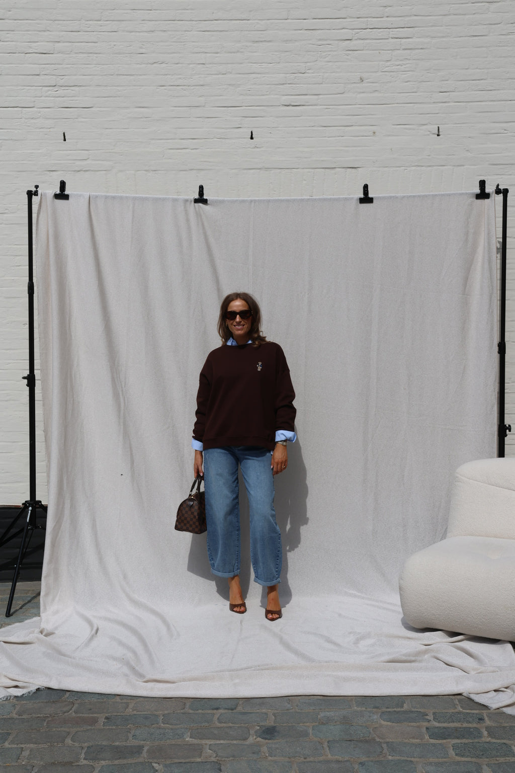 Ophélie balloon jeans light denim