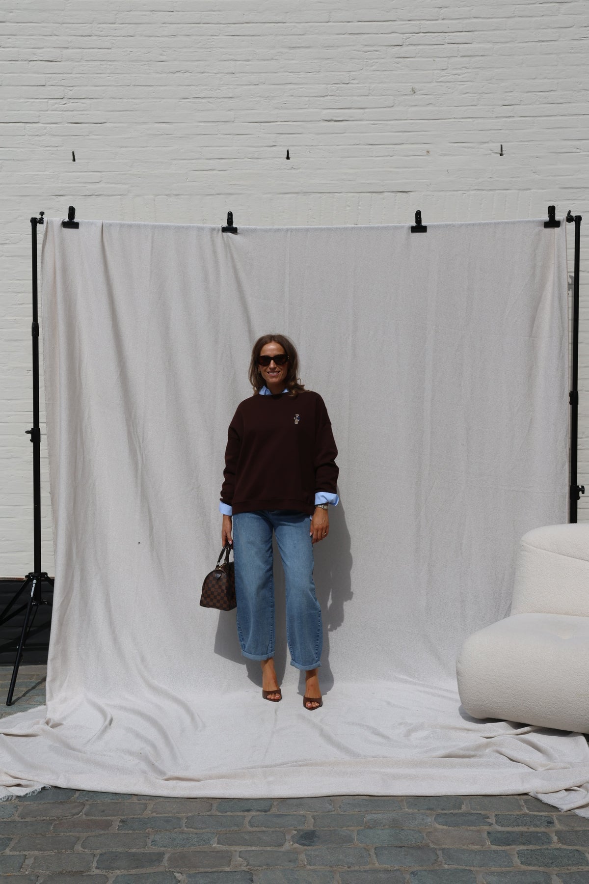 Ophélie balloon jeans light denim