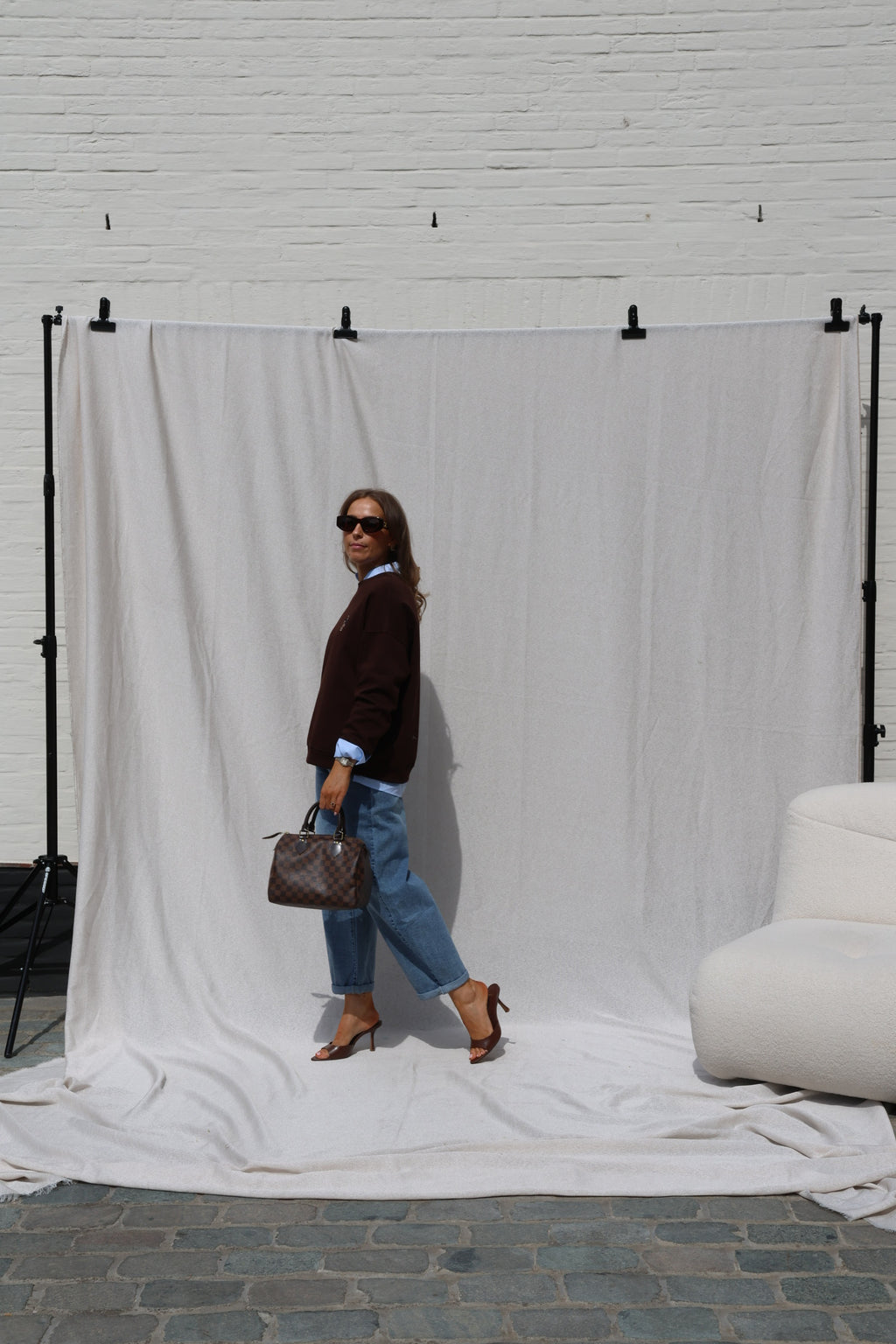Ophélie balloon jeans light denim