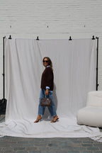 Clarisse sweater met beertje bruin