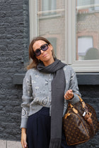 Tirza sjaal donkergrijs