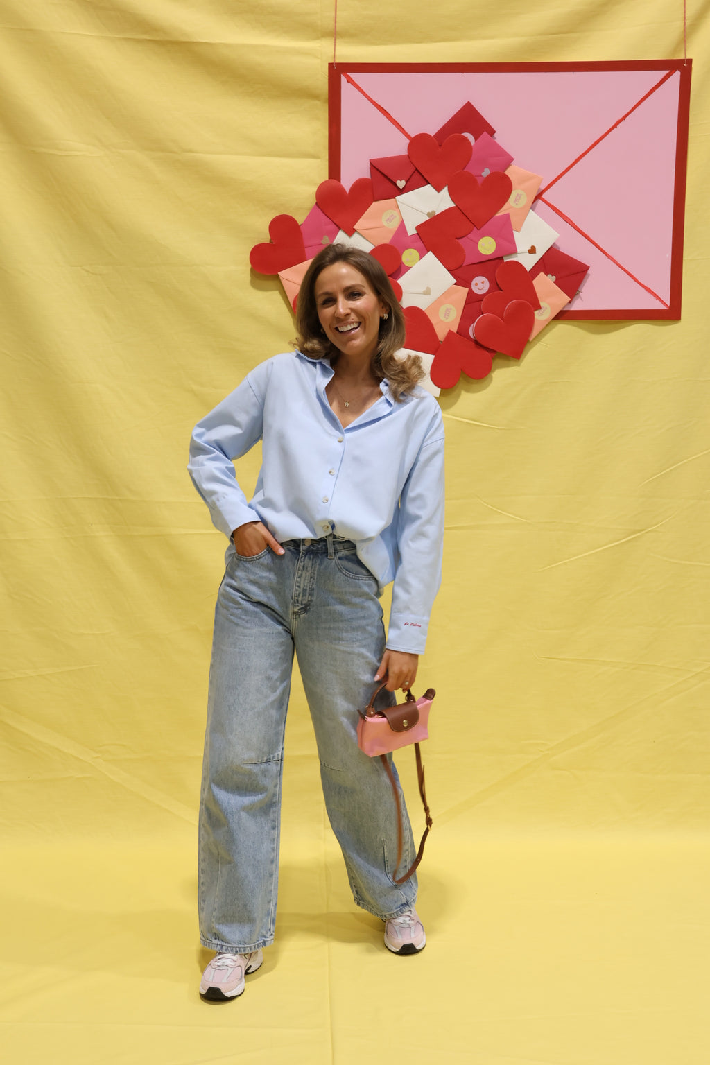 Je t'aime hemdje blauw