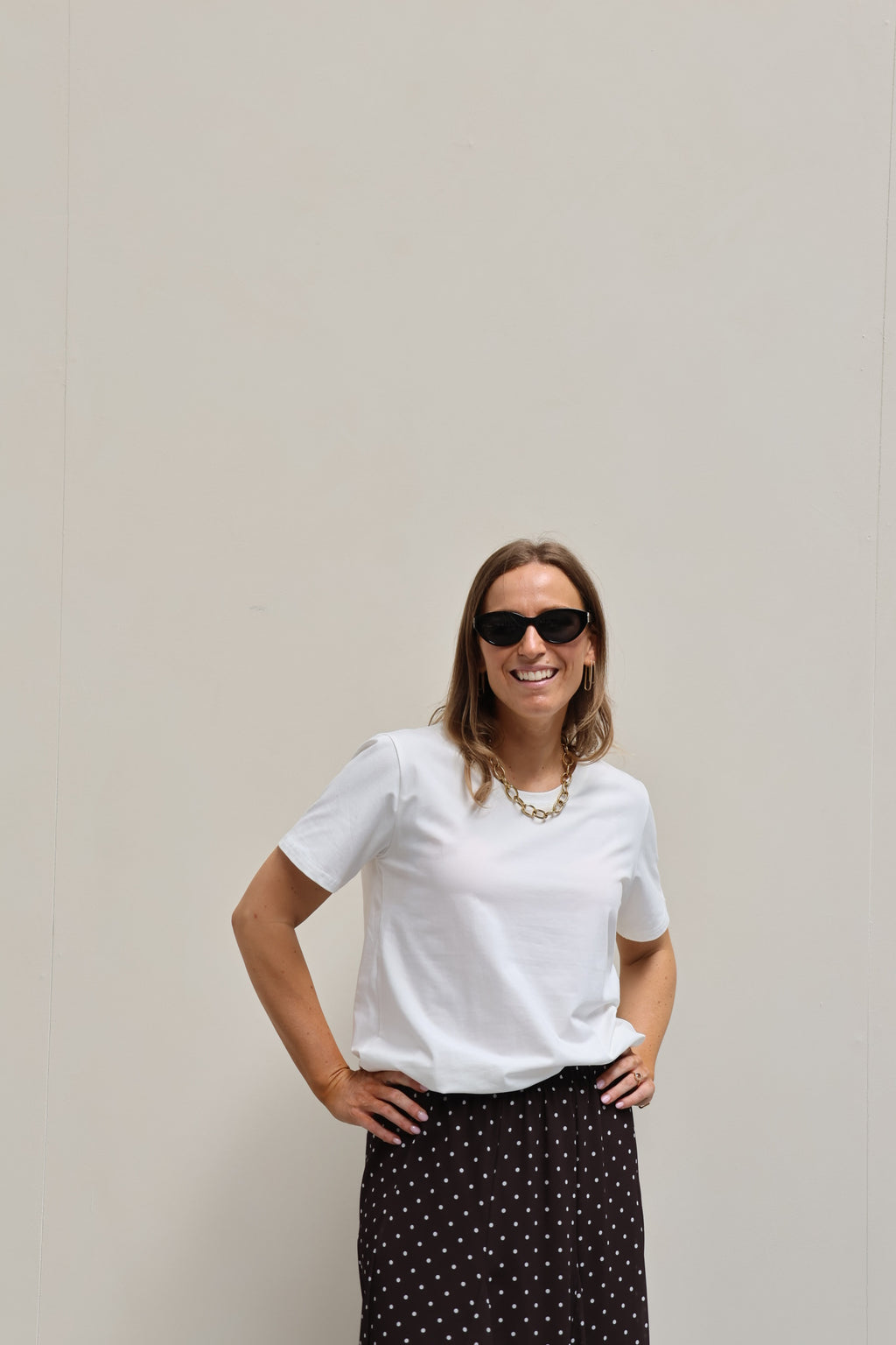 Belle T-shirt wit