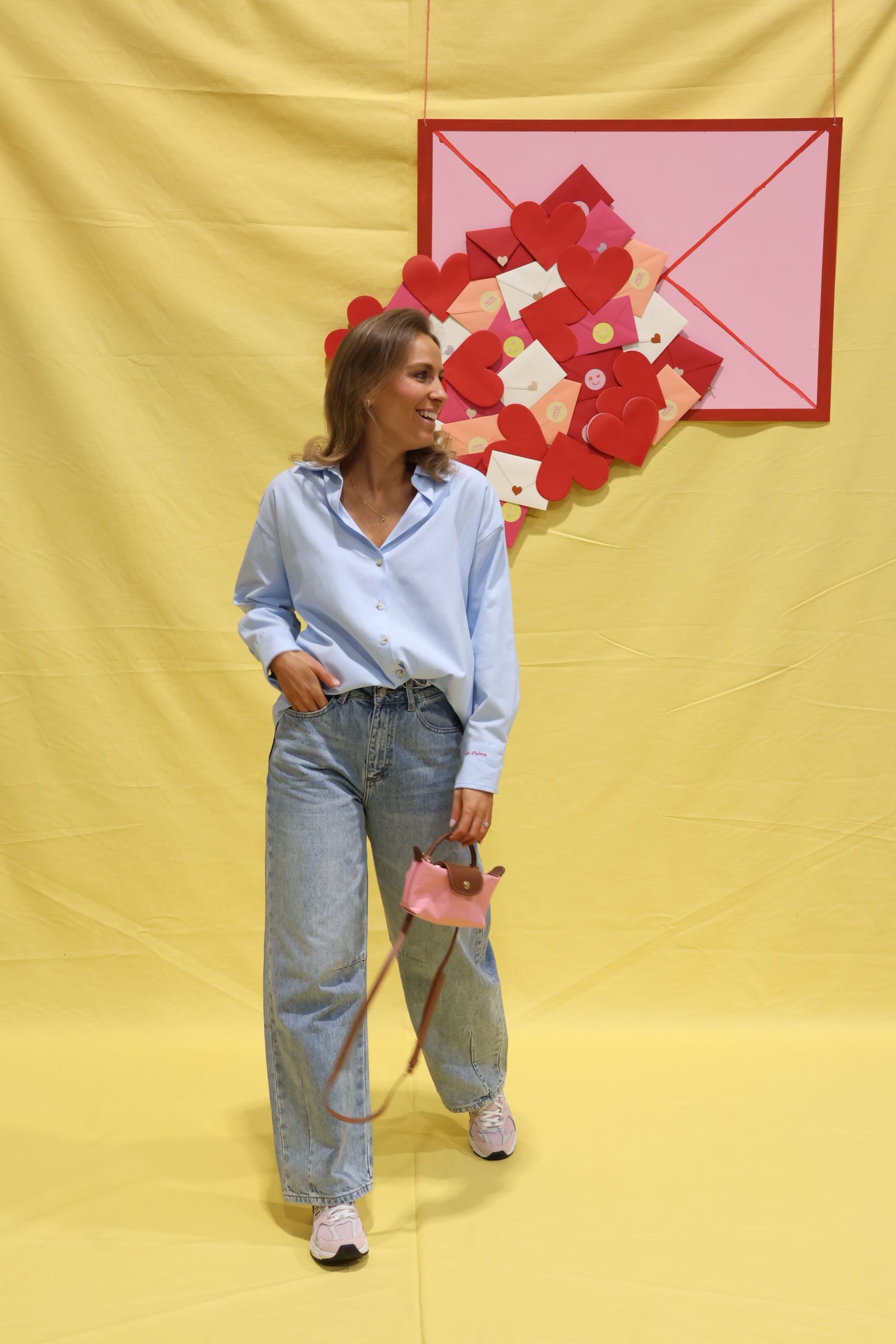 Je t'aime hemdje blauw