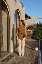 Benedicte mouwloze top