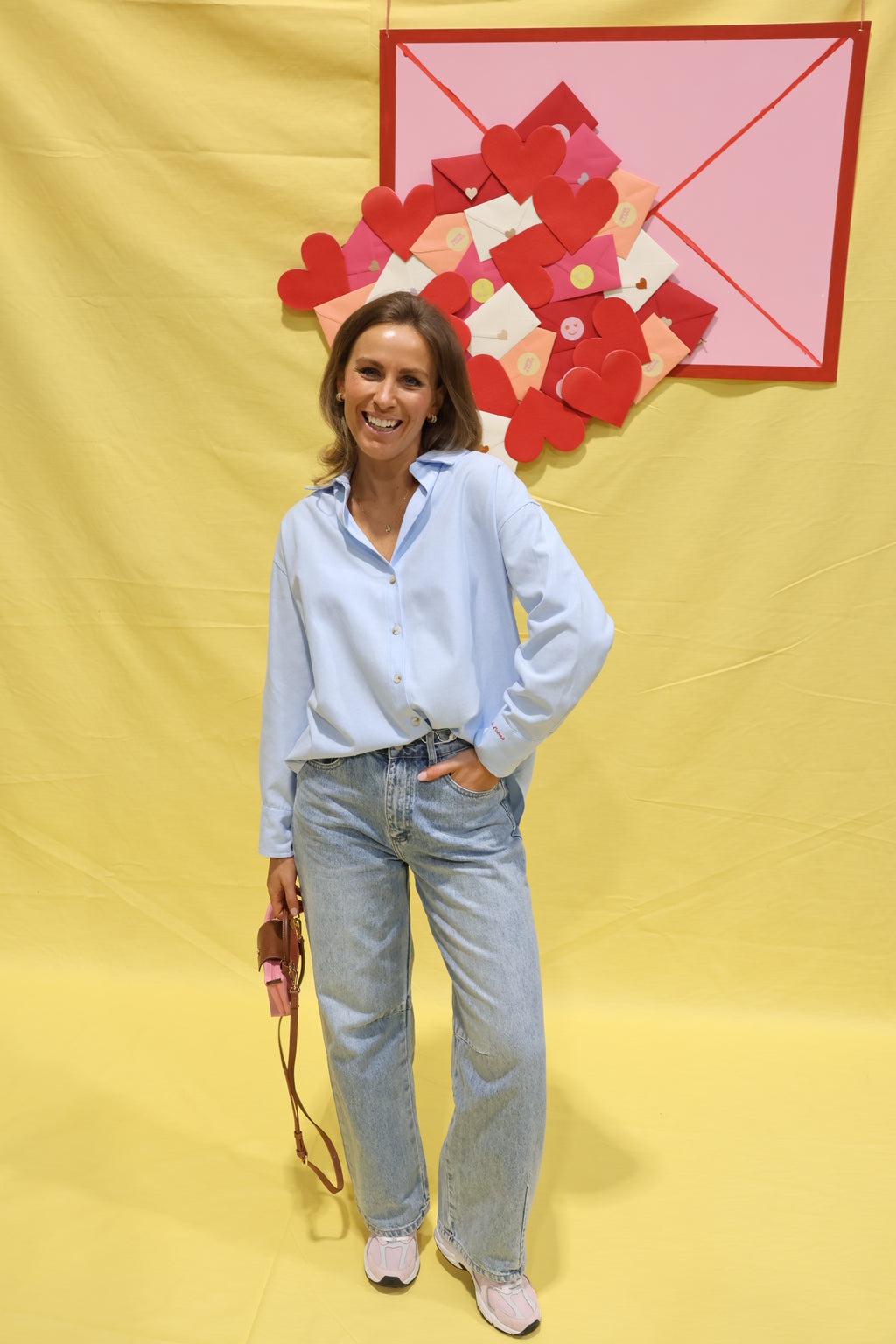 Je t'aime hemdje blauw