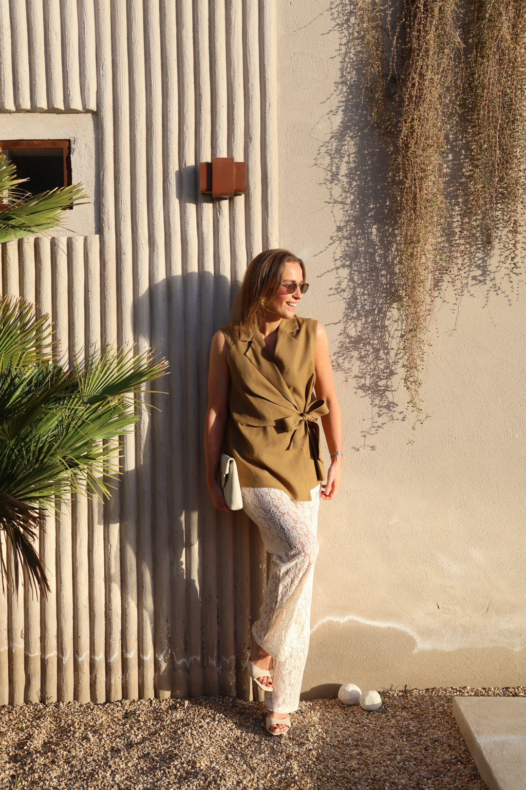 Benedicte mouwloze top