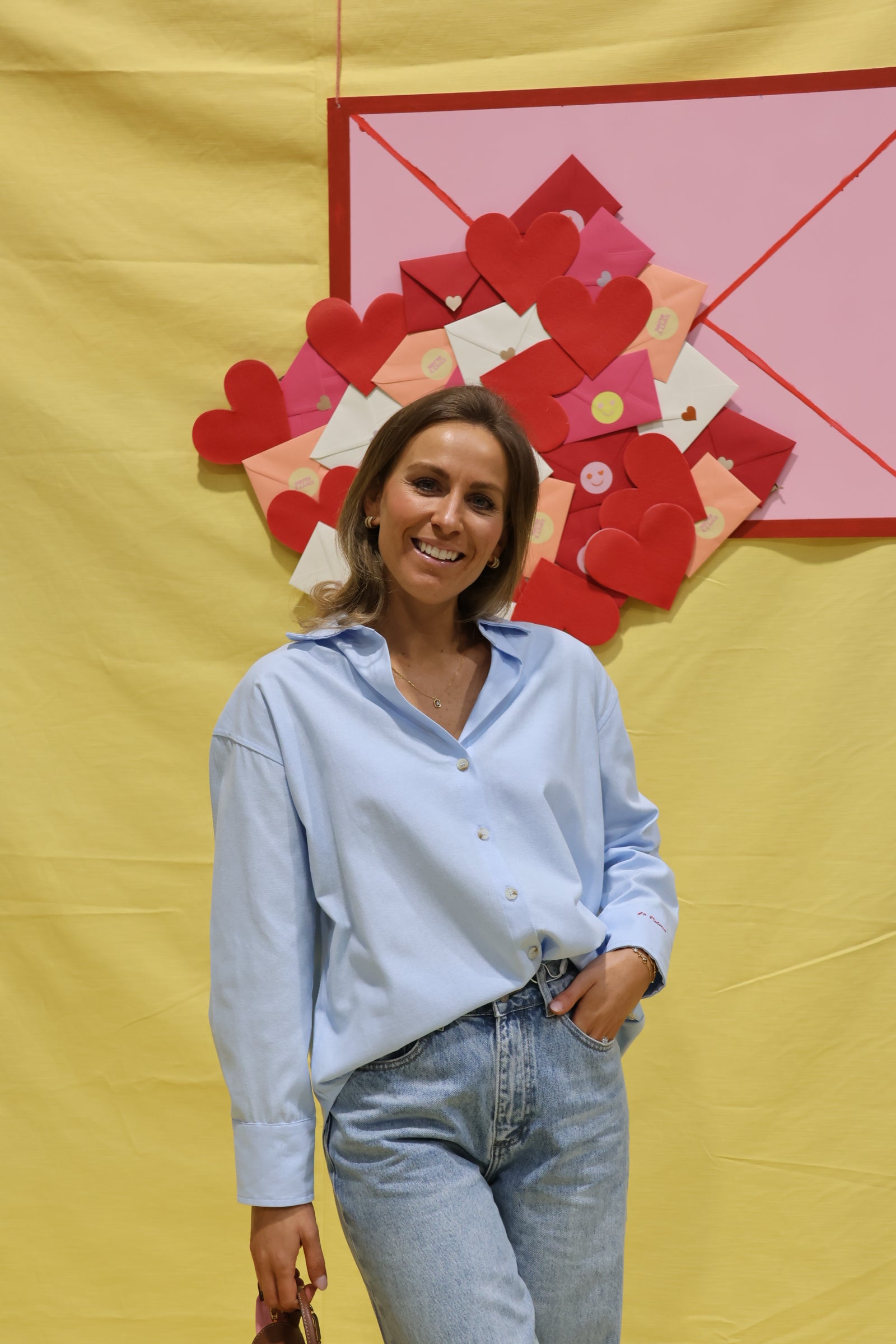 Je t'aime hemdje blauw