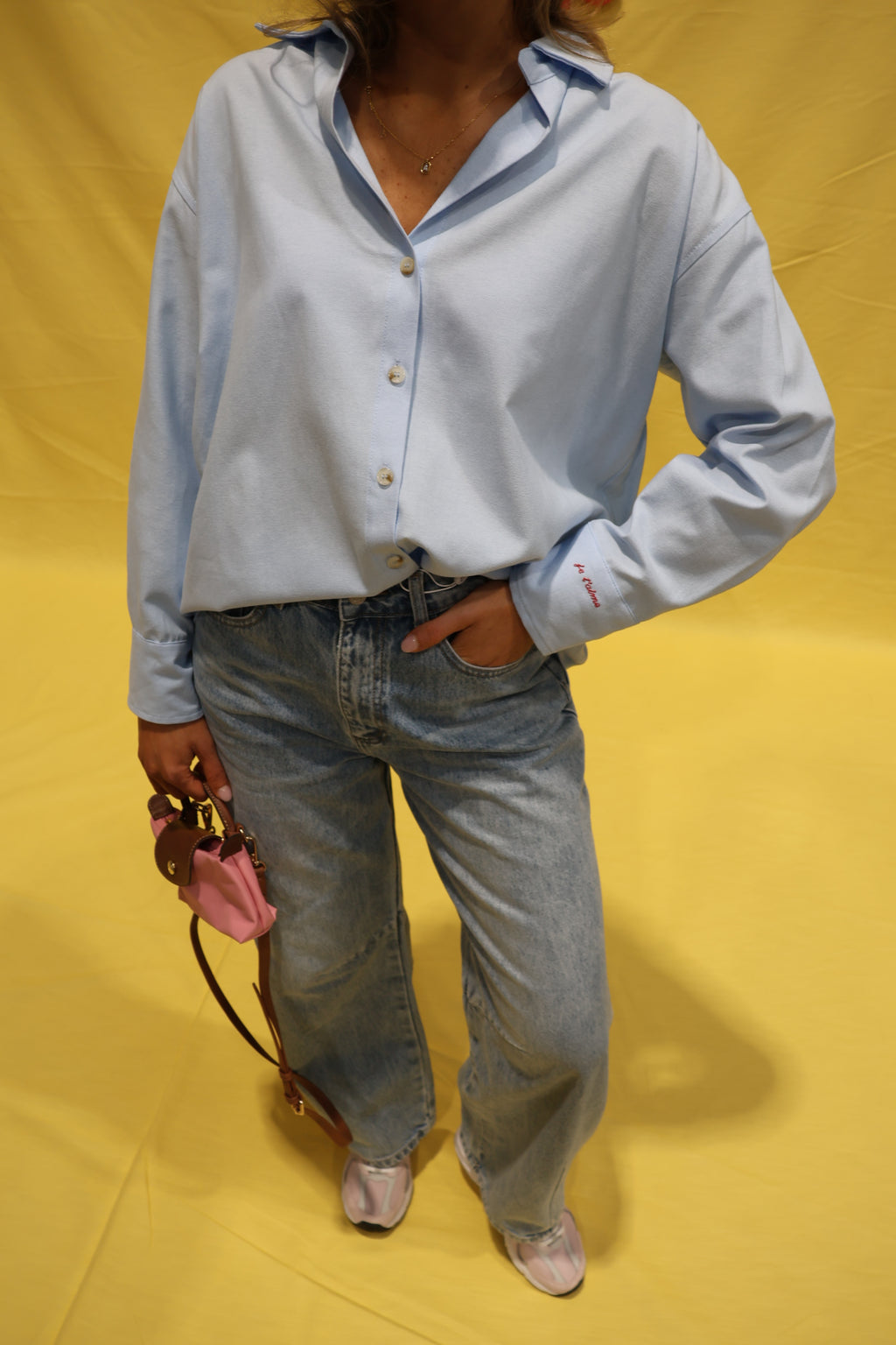 Harper balloon light denim jeans