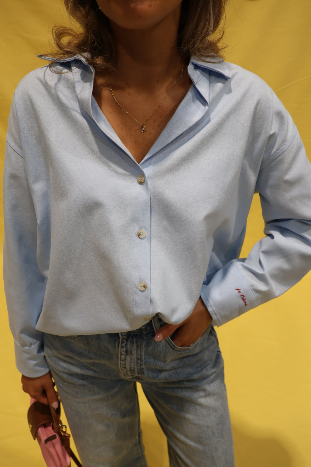 Je t'aime hemdje blauw