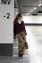 Anna carreaux balloon broek camel