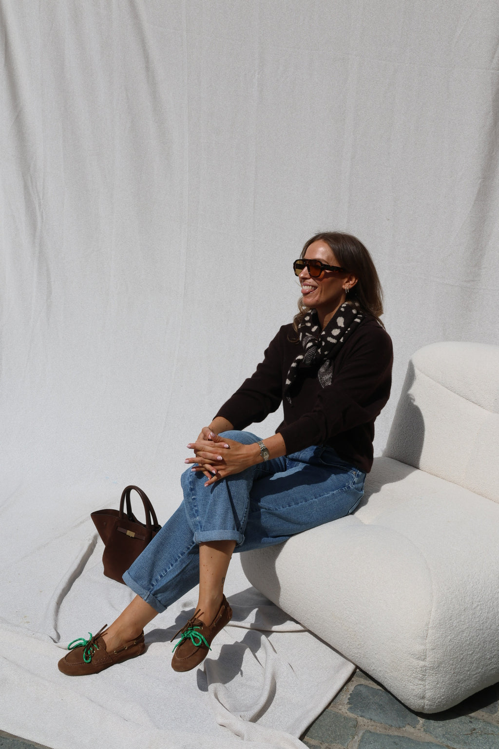 Ophélie balloon jeans light denim