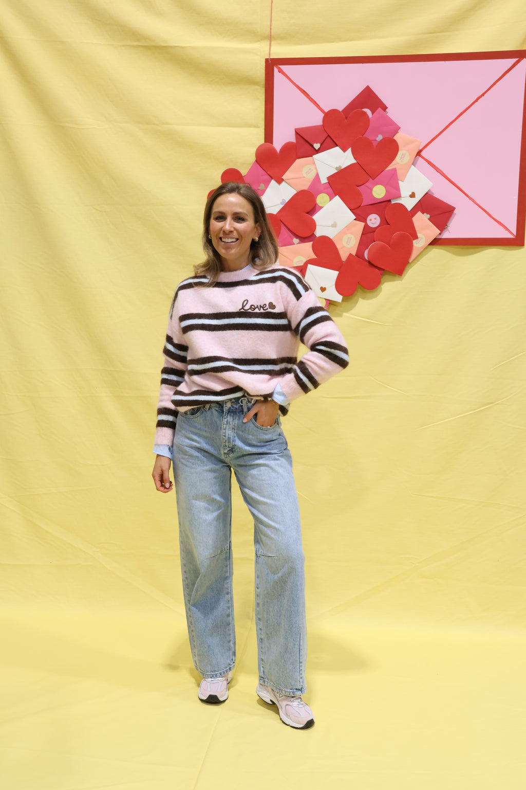 Harper balloon light denim jeans