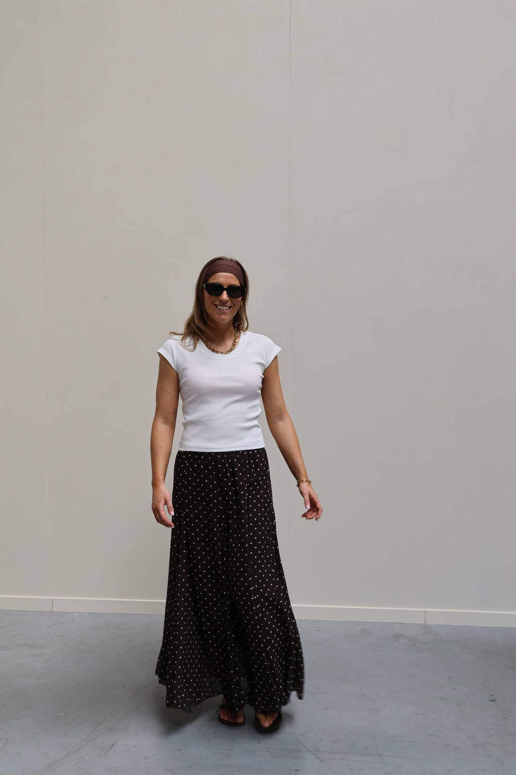 Liza polkadot maxi rok