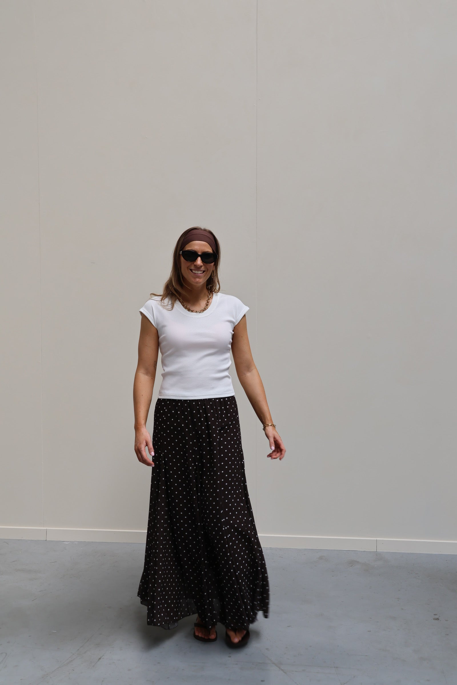 Liza polkadot maxi rok