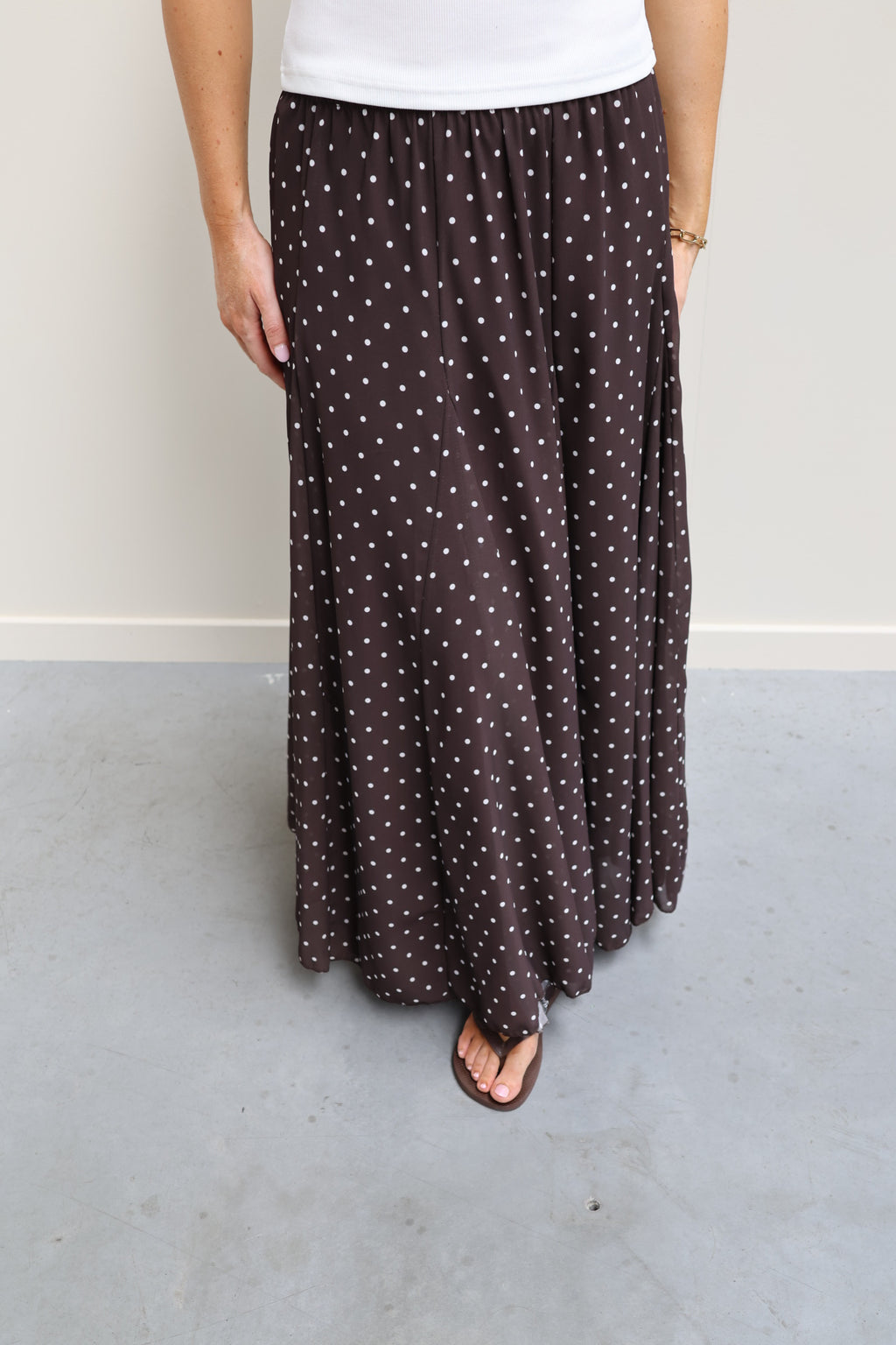 Liza polkadot maxi rok