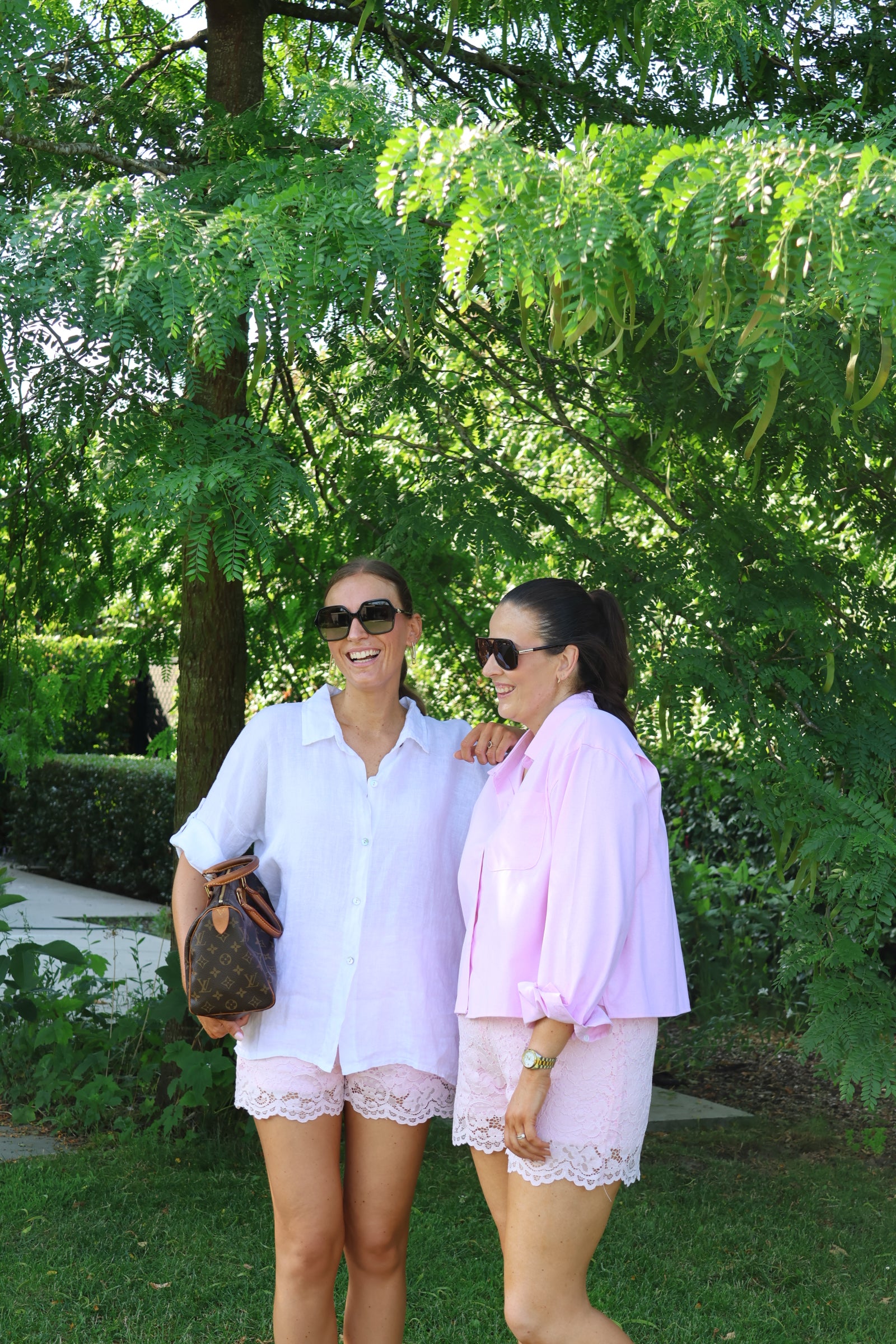 Nore lace short roze