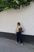 Amber bomberjasje beige