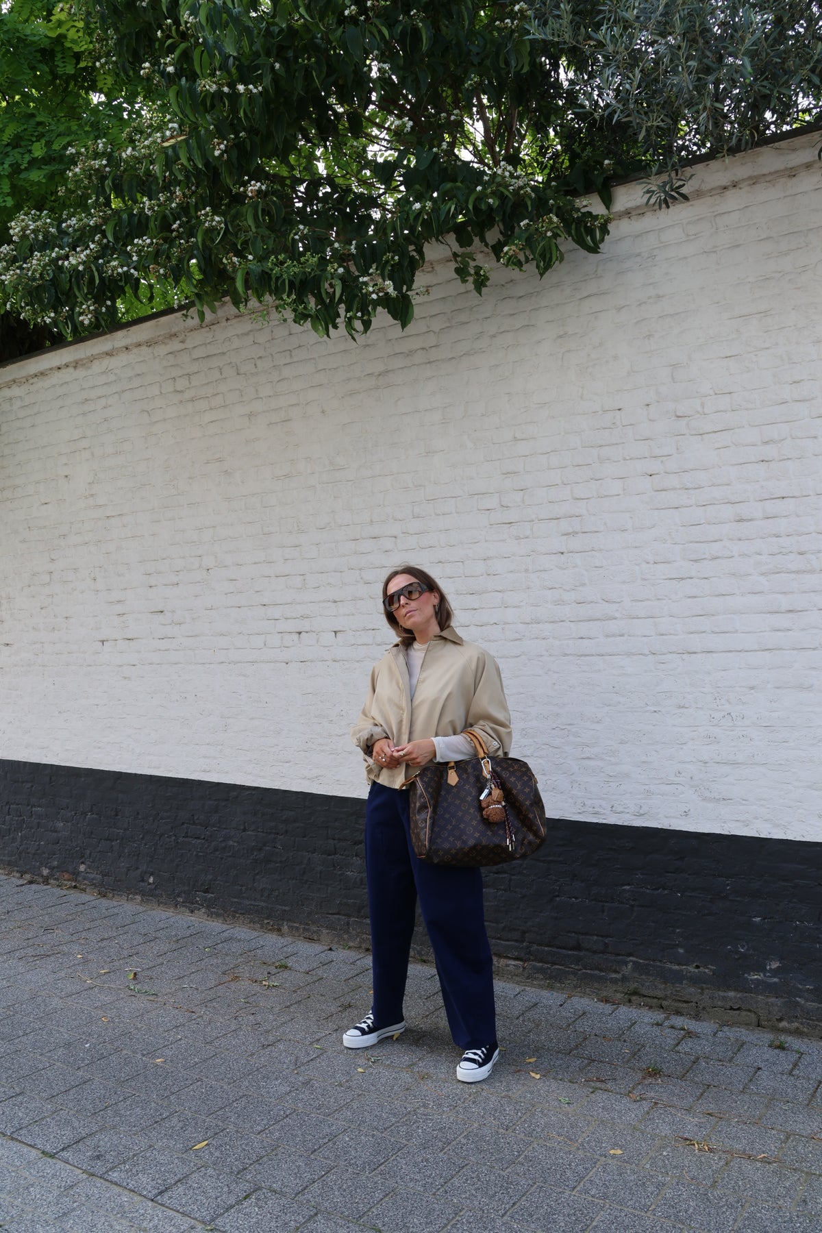 Zoë mesh top beige