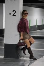 Kelly carreaux skort bruin