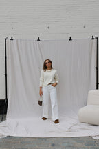 Joëlle knit met kanten rugdetail