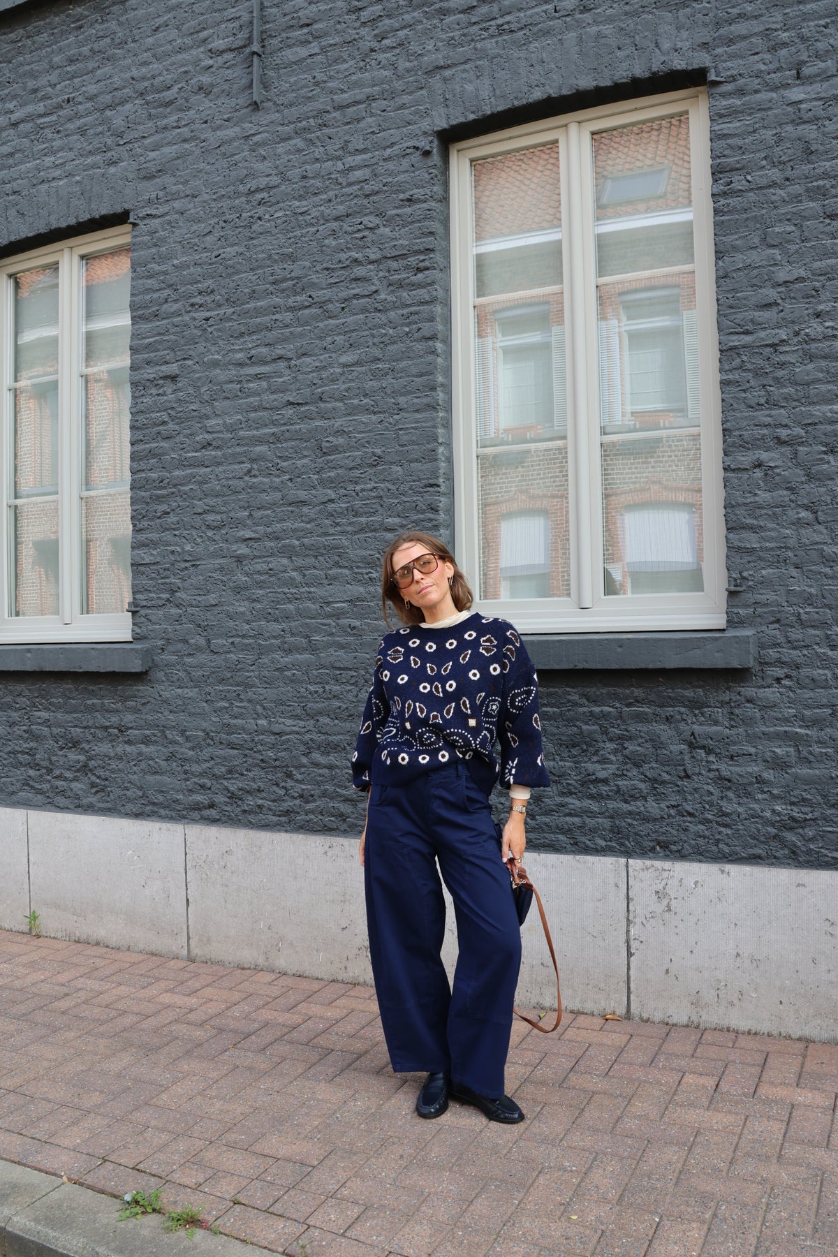 Hope cargo broek inktblauw