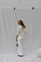 Joëlle knit met kanten rugdetail