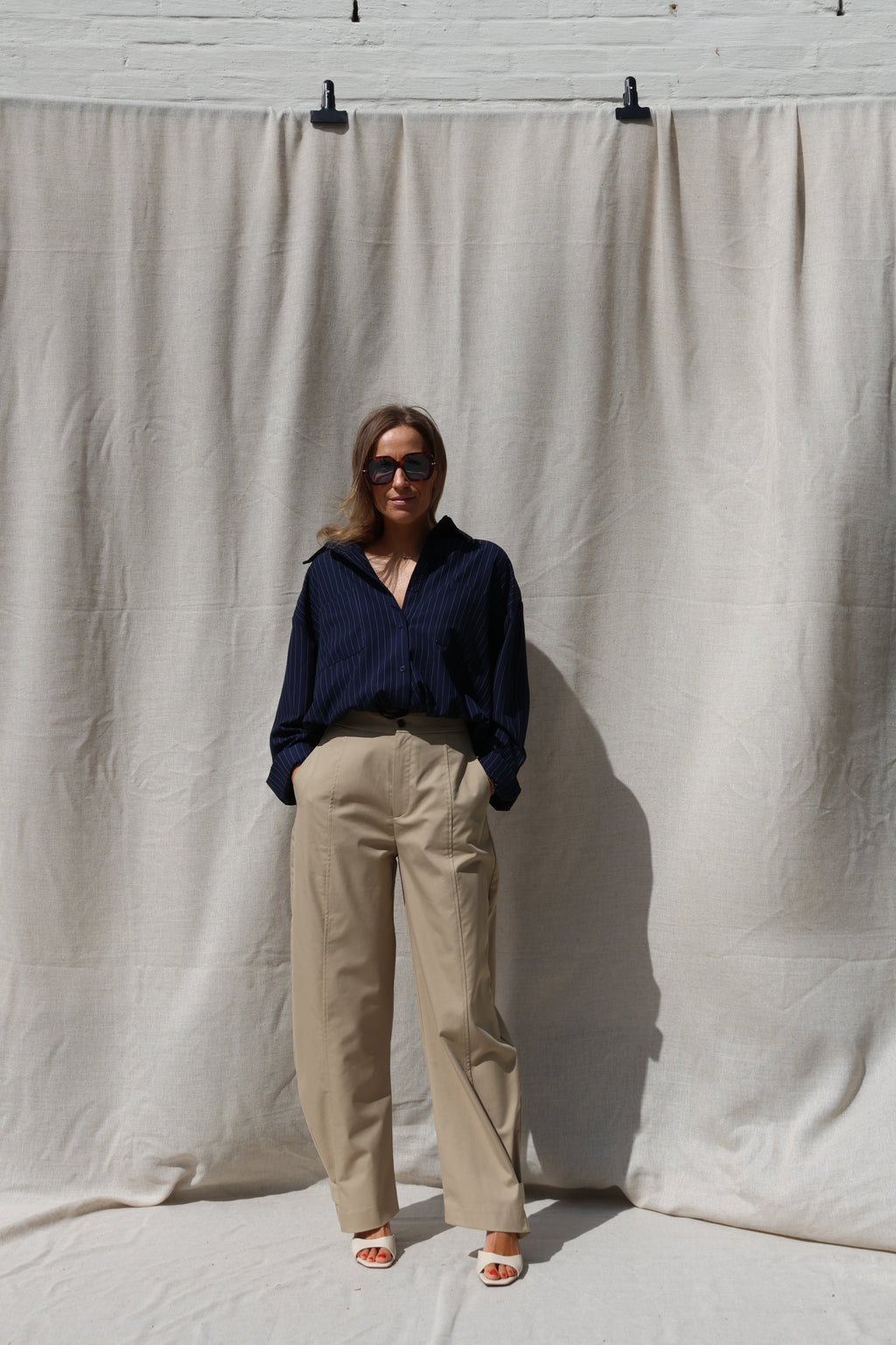 Evi cargo broek camel