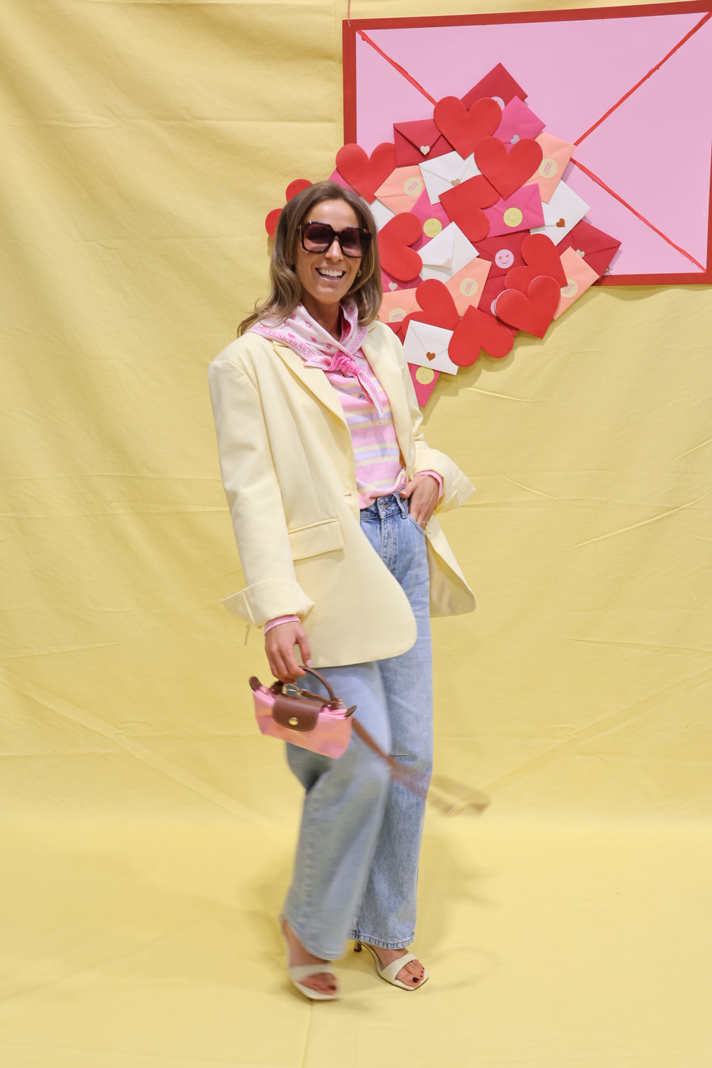 Harper balloon light denim jeans