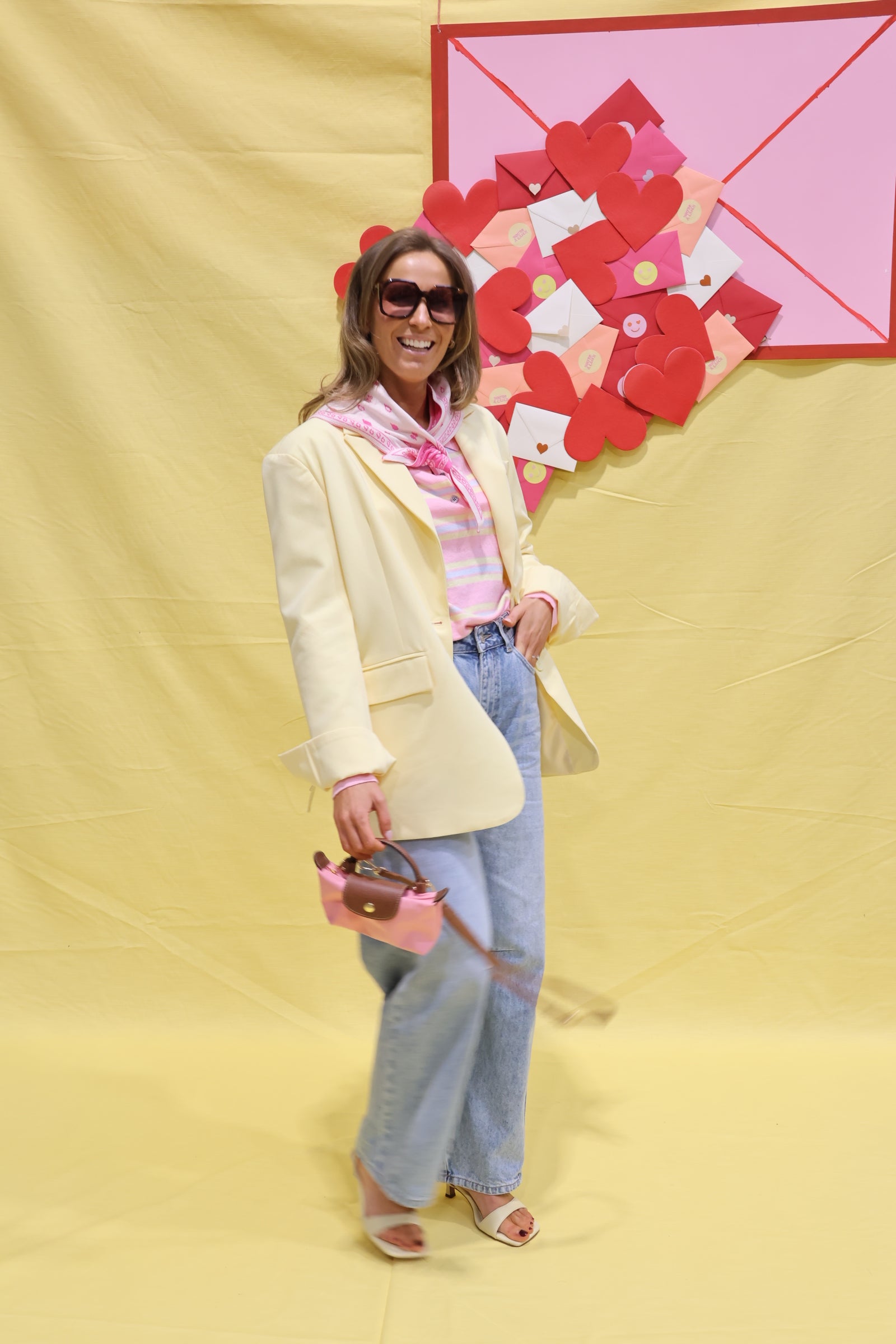 Harper balloon light denim jeans