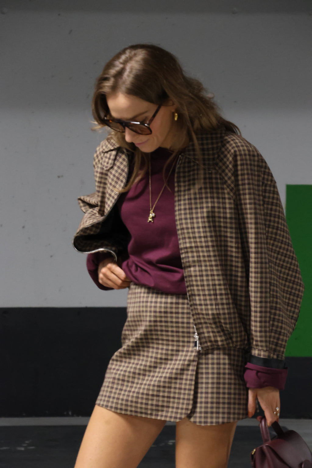 Annabel oversized longsleeve acaï