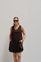 Alix jurk bruin