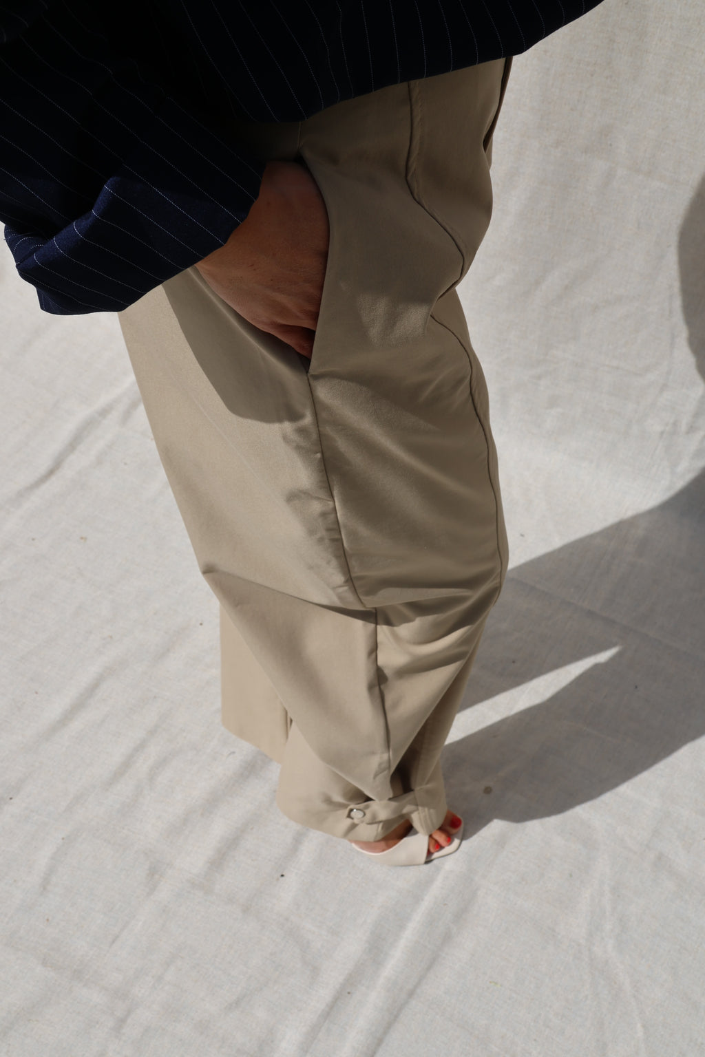 Evi cargo broek camel
