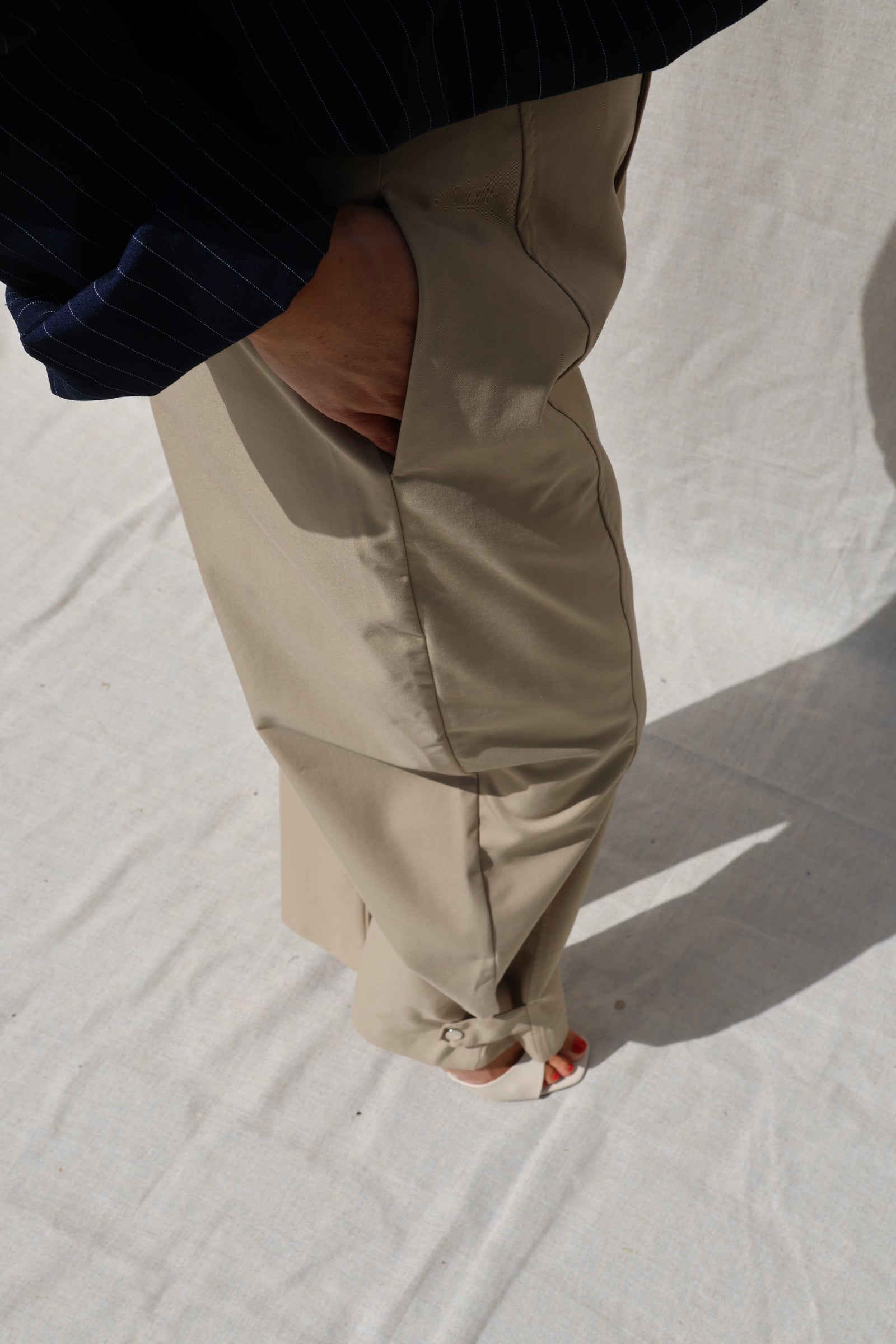 Evi cargo broek camel