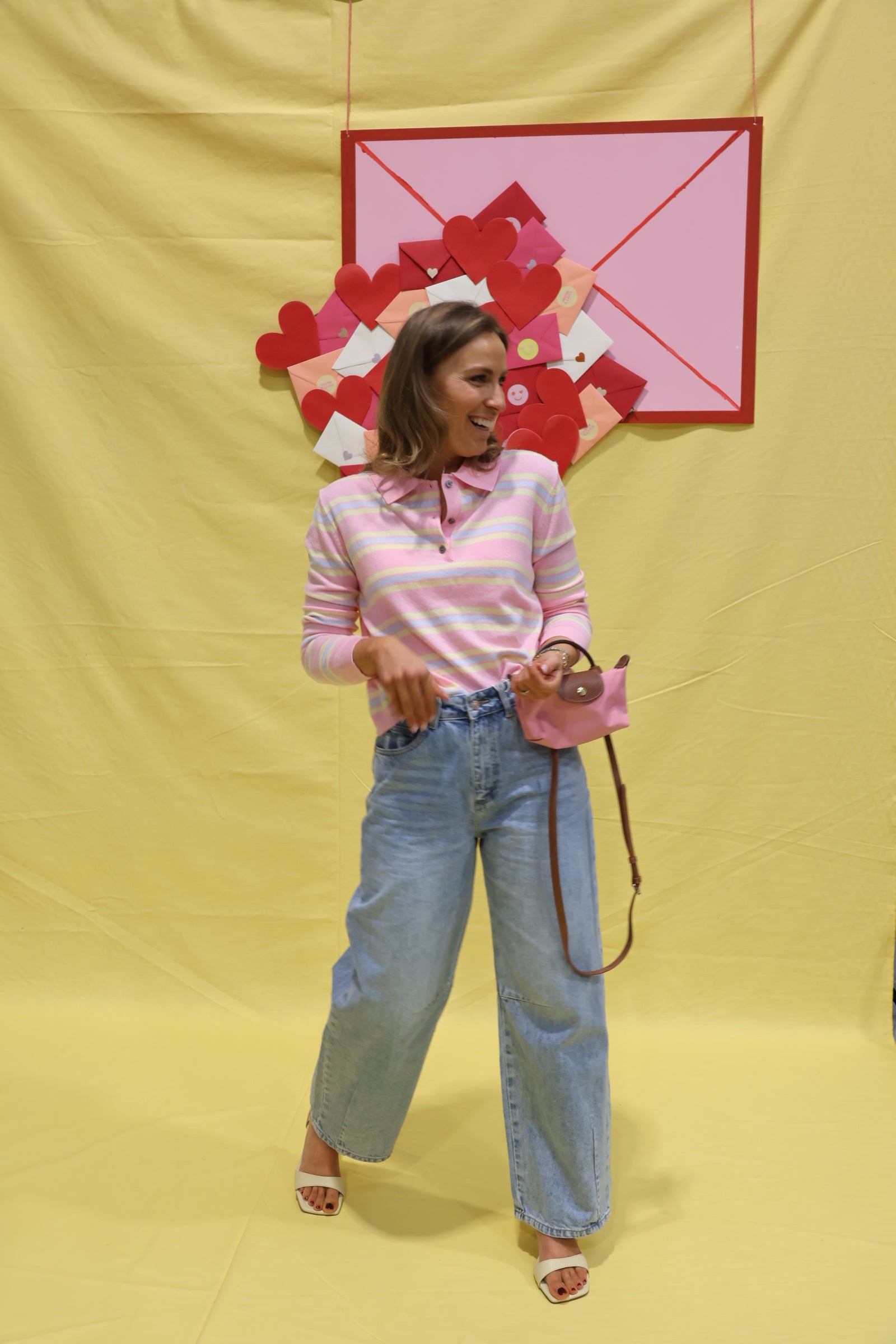 Harper balloon light denim jeans