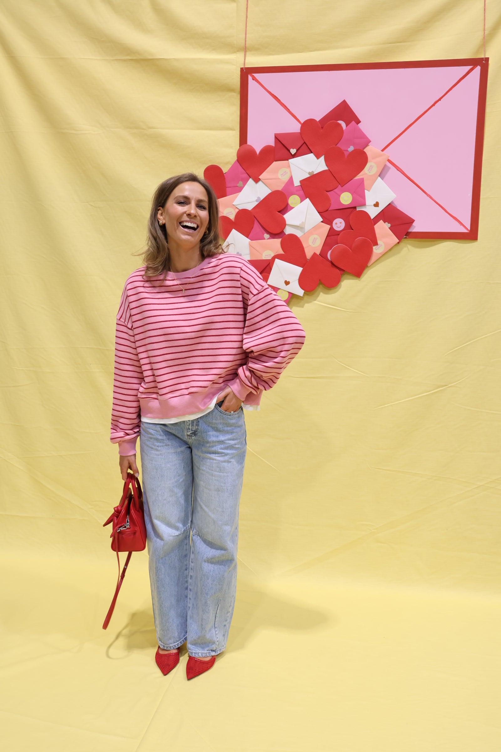 Harper balloon light denim jeans