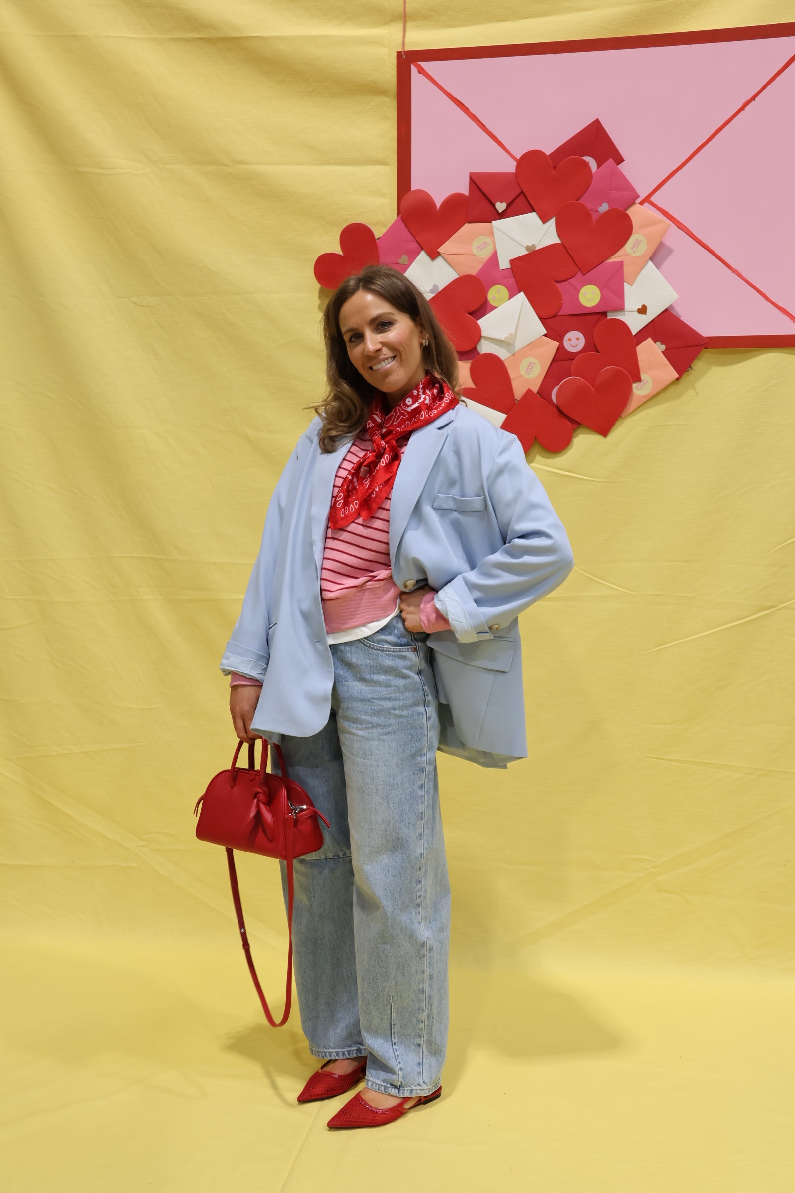 Harper balloon light denim jeans