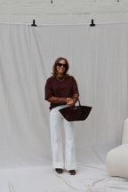 Hanne wide leg jeans wit - extra long