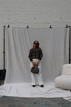Hanne wide leg jeans wit - extra long