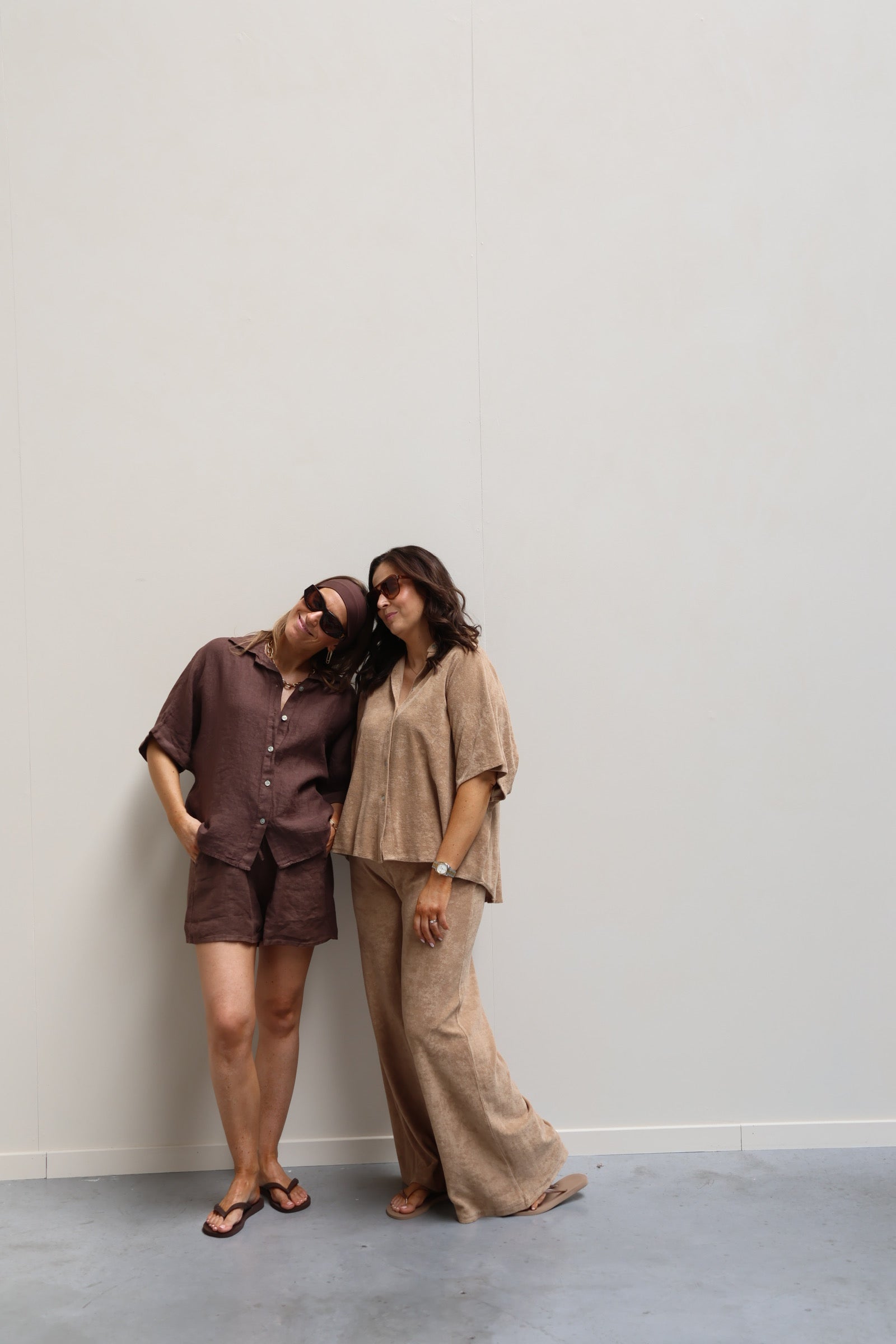 Celeste terry set camel