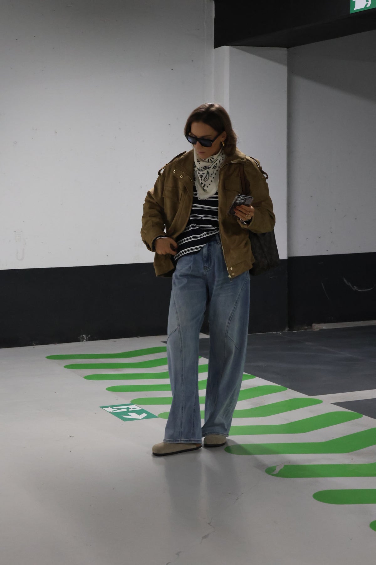 Léa gestreepte longsleeve marine