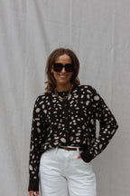 Rumi bambi cardigan bruin