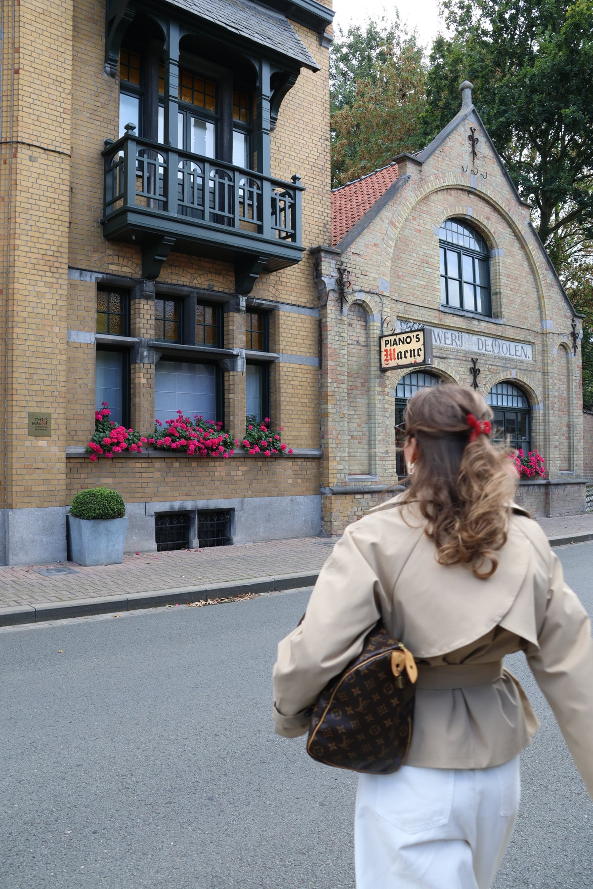 Billie korte trenchcoat beige