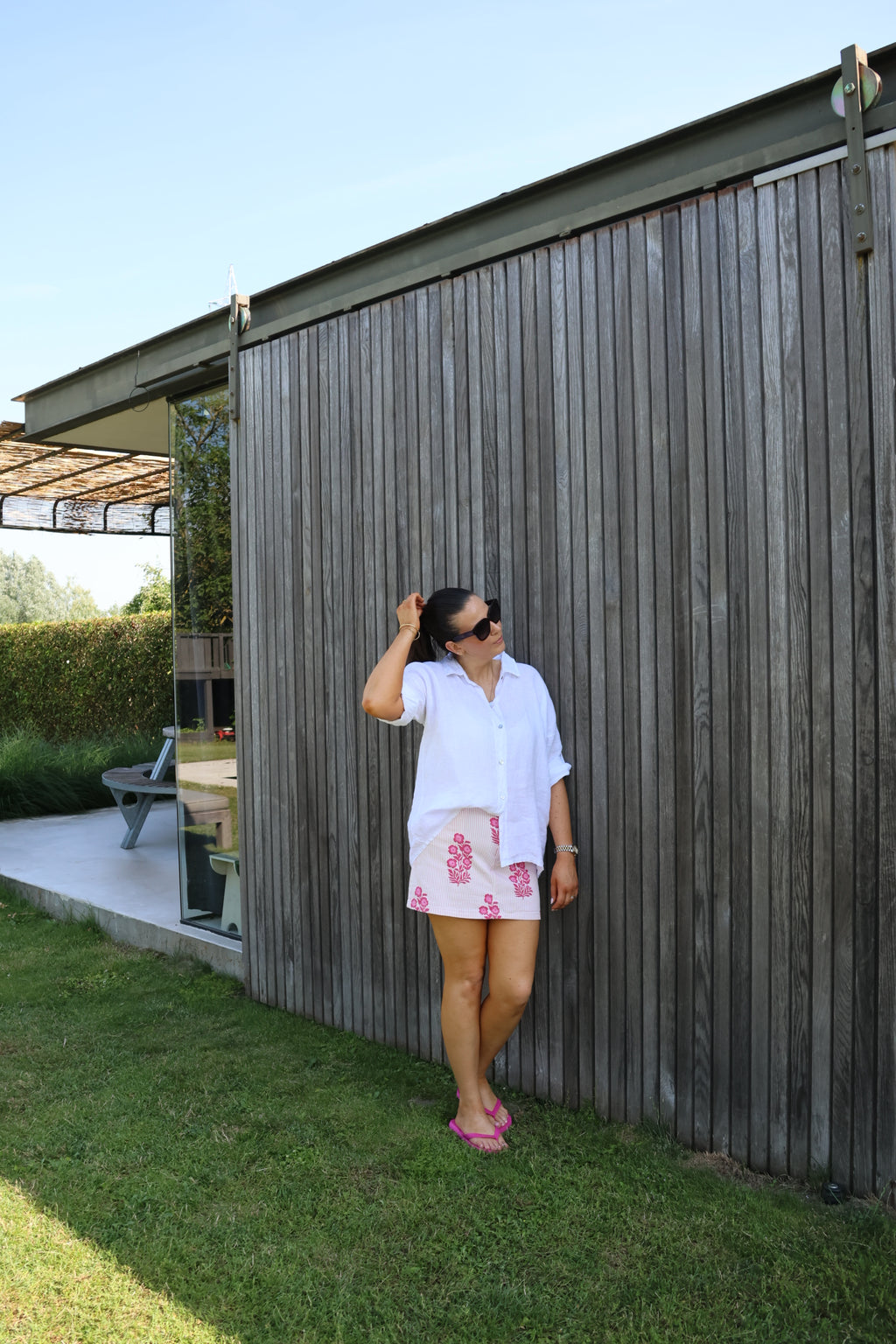 Fleur rokje met print roze