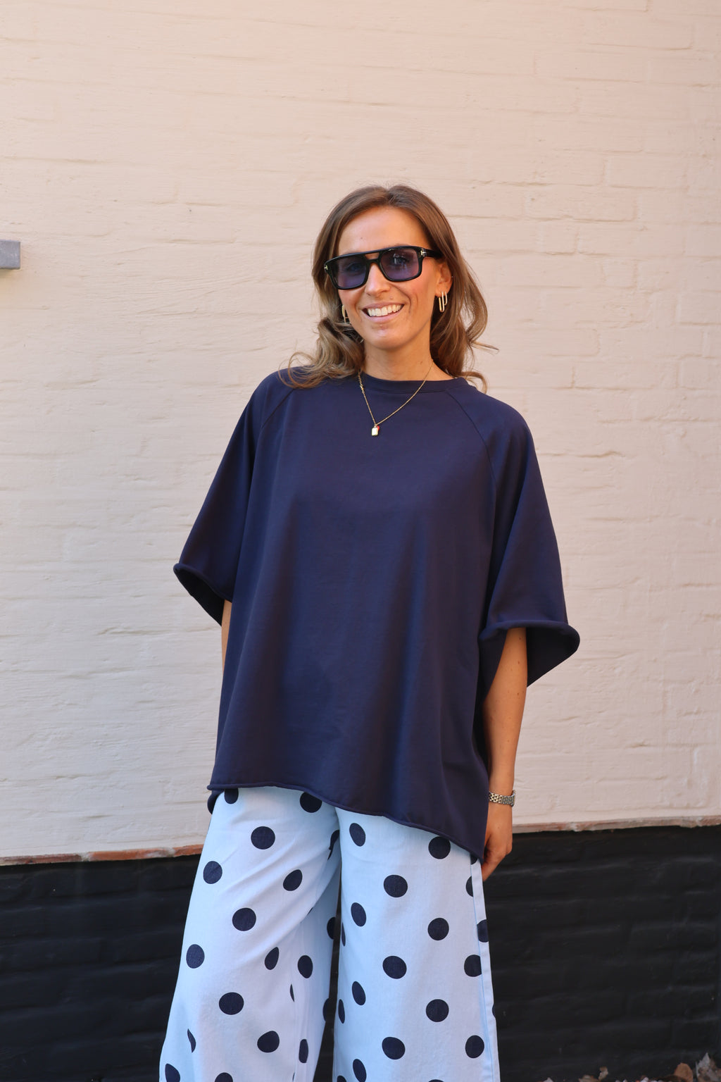 Gulia oversized T-shirt marine