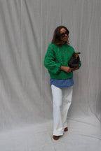 Joanne cable knit groen